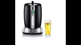 Review KRUPS and HEINEKEN B100 BeerTender with Heineken Draught Keg TechnologyBlack [upl. by Oakman845]