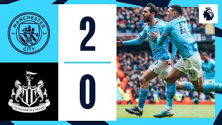 HIGHLIGHTS FODEN amp BERNARDO SECURE VITAL WIN FOR CITY  Man City 20 Newcastle Utd  Premier League [upl. by Rabassa]