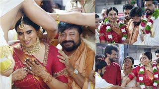 Jayaram Daughter Marriage Full Video  Malavika Jayaram Wedding [upl. by Ahsikat]