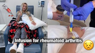 Infusion for my rheumatoid arthritis [upl. by Ruomyes199]