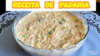 PATÊ DE FRANGO DE PADARIA FÁCIL E DELICIOSO [upl. by Nachison18]