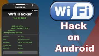 Wifi hack using Android App  Easy Tutorial [upl. by Orlov]