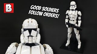 HUGE Custom LEGO Clone Trooper Almost 2500 pieces [upl. by Whittaker]