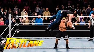 WWE 2K16 Fastlane 2016 Roman Reigns vs Brock Lesnar vs Dean Ambrose  Crazy Highlights [upl. by Kablesh343]