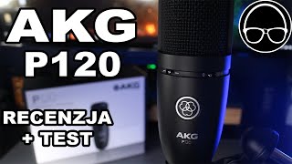 Mikrofon AKG P120  Recenzja  test  GeekTech [upl. by Enaid467]