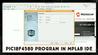 Pic18f4580 Led Program using Mplab IDE Embedded tutorial 1 PIC Microcontroller [upl. by Adnolat]