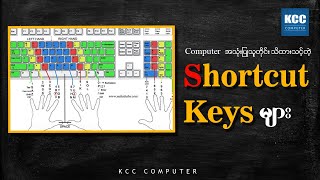 Computer အသုံးပြုသူတိုင်း သိထားသင့်တဲ့ Shortcut Keys များ KCC [upl. by Nnahtebazile]