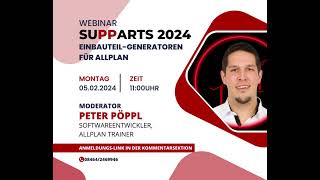 ALLPLAN  Einbauteilgeneratoren Webinar [upl. by Dougie]