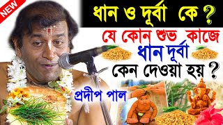 ধান ও দূর্বা কে  pradip pal kirtan 2024 prodip pal kirton  prodeep pal new kirtan gaan [upl. by Broucek]