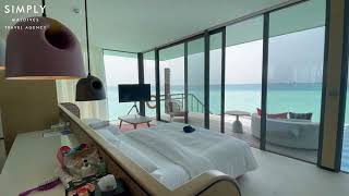 SO Maldives Resort  Lagoon Water Pool Villa Room Tour [upl. by Zetnauq]