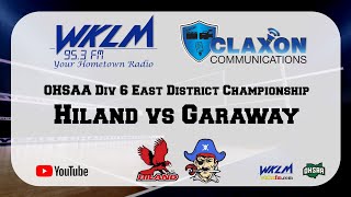 Hiland vs Garaway  OHSAA Volleyball East District Championship from WKLM 953 FM [upl. by Ailelc]