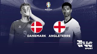 Championnat dEurope de football  DANEMARK vs ANGLETERRE [upl. by Annaili]