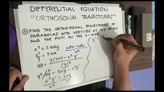 ORTHOGONAL TRAJECTORIES  Application of First Order Differential Equation [upl. by Chlo]