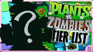 Plants Vs Zombies Plant TIER LIST MOO [upl. by Ahsino]