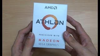 Unboxing Super Budget CPU AMD Athlon 200GE [upl. by Ciapas]