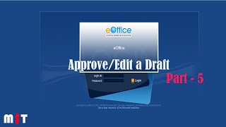 E office Part 5 ApproveEdit a Draft [upl. by Lavoie876]