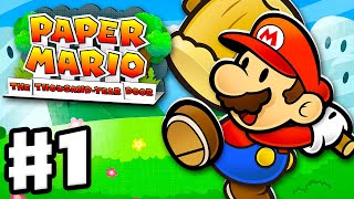 Paper Mario The ThousandYear Door  Gameplay Walkthrough Part 1  A Rogues Welcome [upl. by Anidam]