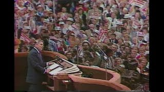 President Reagans Acceptance Speech at the Republican National Convention August 23 1984 [upl. by Attah]