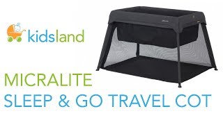 Micralite Sleep amp Go Travel Cot  Introduction by Kidsland [upl. by Mcdade976]