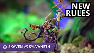 Skaven vs Sylvaneth  NEW RULES  Age of Sigmar Battle Report [upl. by Krilov]