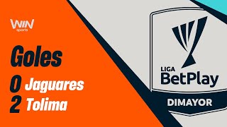 Jaguares vs Tolima goles  Liga BetPlay Dimayor 2024 2  Fecha 6 [upl. by Maddox]