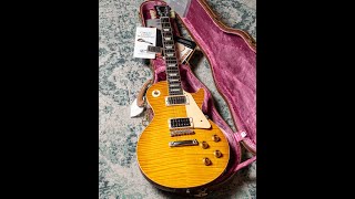 2018 Gibson Custom Shop Historic Collection 1959 Les Paul Standard Lemon Burst [upl. by Rihsab]