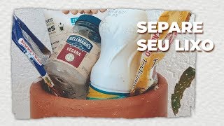 Como separo o meu lixo doméstico [upl. by Elwee]