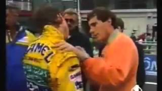 Video Completo Senna Discutindo Com Schumacher França 1992 [upl. by Nylsirhc]