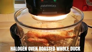 How to make CRISPY ROASTED WHOLE DUCK  Halogen oven [upl. by Pyszka]