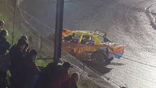 Cowdenbeath Racewall Bangers October 13th 2018 race 2 [upl. by Han]