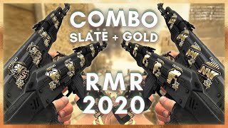 GOLD combos  AK47 Slate  ALL stickers RMR 2020 [upl. by Ximena75]