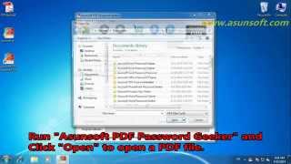 How to Unlock Encrypted PDF Document without Password [upl. by Akimas154]