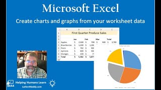 Microsoft Excel Learn to create charts from your worksheet data [upl. by Neumann]