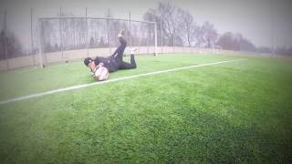 Goalkeeper Technique Isolated Collapsing Save [upl. by Ettolrahc545]