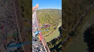 Jumping off a 876’ bridge bridgeday [upl. by Dougy]