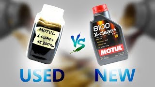 Motul 8100 XClean UZAT vs NOU [upl. by Ilysa600]