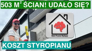 500 mkw ścian do ocieplenia samemu Ile kosztował styropian Swisspor lambda white  czy warto [upl. by Aleakim]