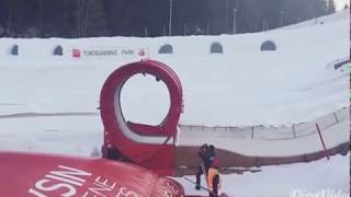 Looping tobogganing Leysin [upl. by Yenahc]