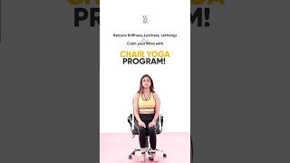 Chair Yoga for a Calmer Mind and Reenergized Body shilpashetty shilpashettyyoga [upl. by Nuris]