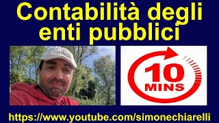 Fast Law Simone Chiarelli spiega tutta la contabilità degli enti pubblici in 10 minuti [upl. by Vivie]