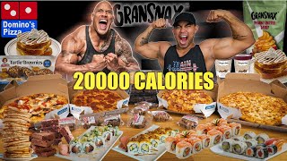 The Rocks Legendary Cheat Day  Cheat Meals 20000 CALORIES [upl. by Memory736]