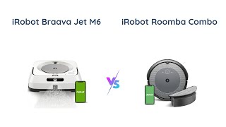 🤖Compare iRobot Braava Jet M6 vs Roomba Combo i5🧹 [upl. by Ardnuaed269]