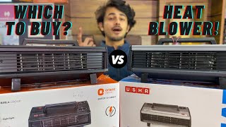 USHA Heater Blower 812T Vs Orient Room Blower  Heater Comparison  Electrical Unboxing [upl. by Enaelem]