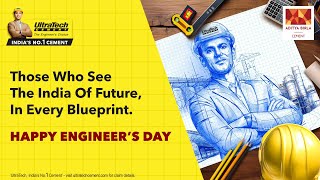 Happy Engineers Day  UltraTech Cement [upl. by Anyehs813]