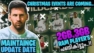 2GBamp3GB RAM PLAYERSനു പുതിയ UPDATE പണി തീരും🥲💯PATCH UPDATE DATE CONFIRMED amp XMAS EVENT LEAKS [upl. by Notserc]