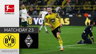 Borussia Dortmund  Borussia Mgladbach 60  Highlights  Matchday 23 – Bundesliga 202122 [upl. by Zetrom]