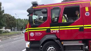 Hampshire amp Isle of Wight fire and turnout fareham responding from open day [upl. by Wertheimer]