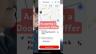 Accepting a Doordash Order doordash vlog ubereats [upl. by Potts]