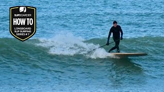 Longboard SUP Surfing Series How To 7  Shuffle amp Cross Step [upl. by Nemzaj]