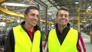 Tony D’Alberto and Grant Denyer at Iveco Dandenong [upl. by Nickerson]